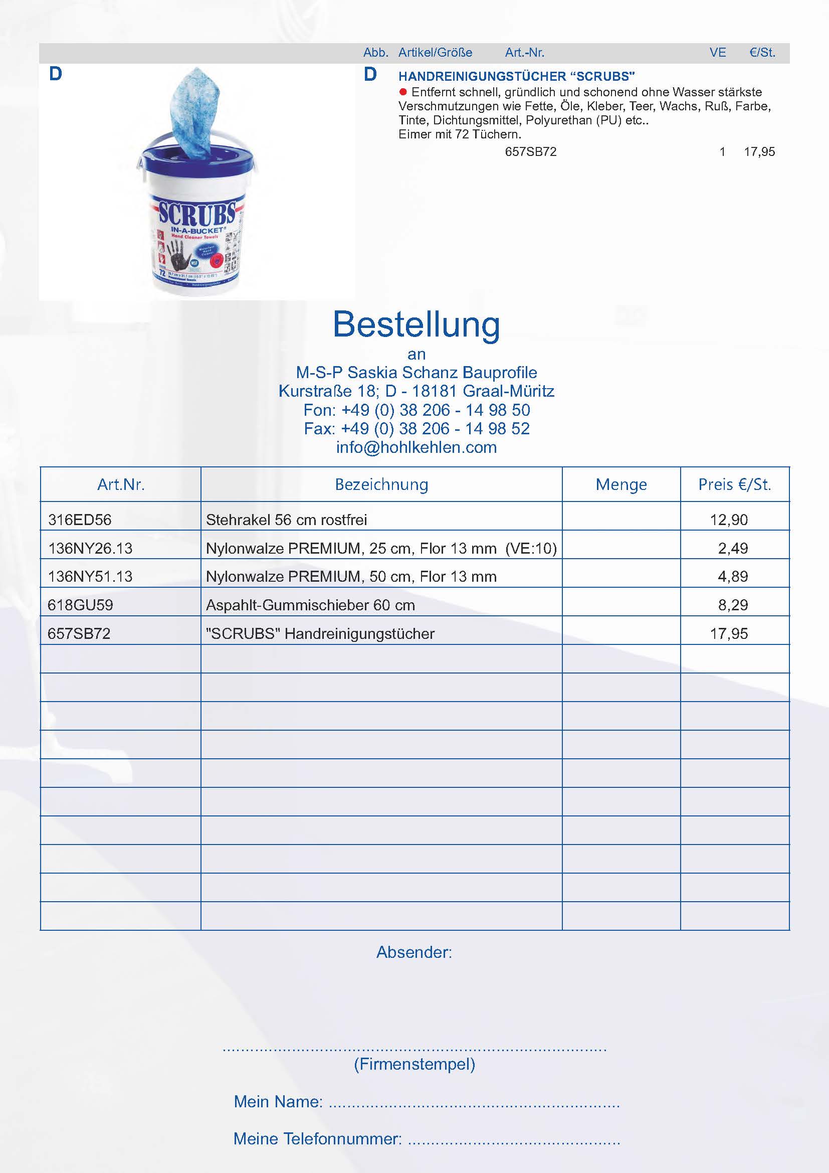 MSP Saskia Schanz Bauprofile, Lietz, Korte, Iris Reimann, LMS, Bema, MSP Schanz, Multitool, Intego, Vexcolt, Gummischieber, Nivilli, Bodenbeschichtung, Ernst Schanz, Rolf Menges, Bauchem, Silikal, Bema, Sika, StoMSP Saskia Schanz Bauprofile, MSP Schanz, Multitool, Intego, Vexcolt, Gummischieber, Nivilli, Bodenbeschichtung, Ernst Schanz, Rolf Menges, Bauchem, Silikal, Bema, Sika, Sto