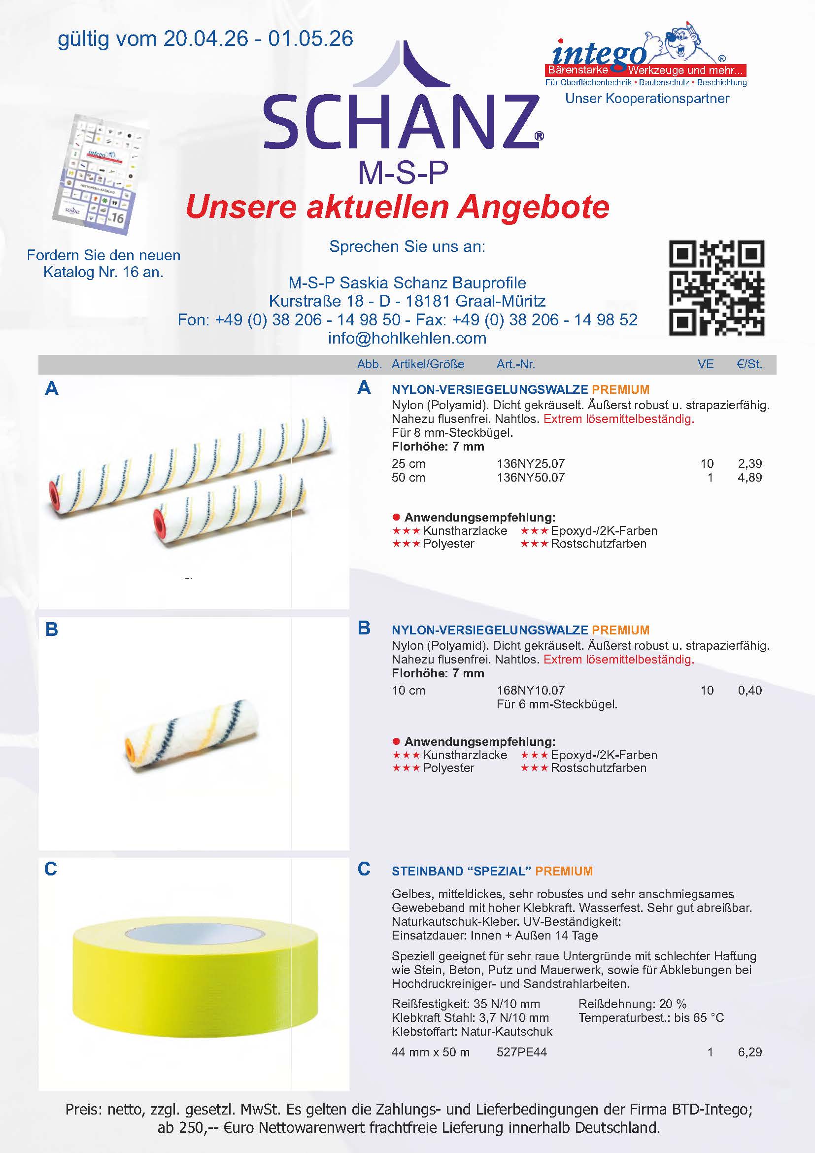 MSP Saskia Schanz Bauprofile, Lietz, Korte, Iris Reimann, LMS, Bema, MSP Schanz, Multitool, Intego, Vexcolt, Gummischieber, Nivilli, Bodenbeschichtung, Ernst Schanz, Rolf Menges, Bauchem, Silikal, Bema, Sika, Sto